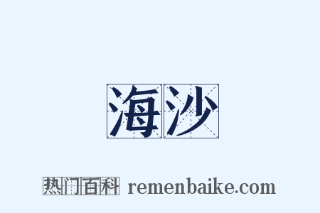 海沙是什么意思的图片